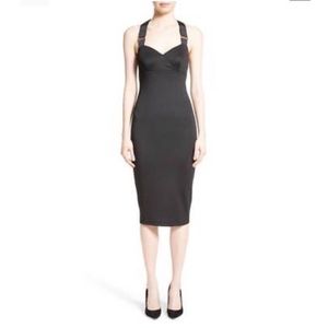 Ted Baker Neoprene Buckle Bodycon Dress
